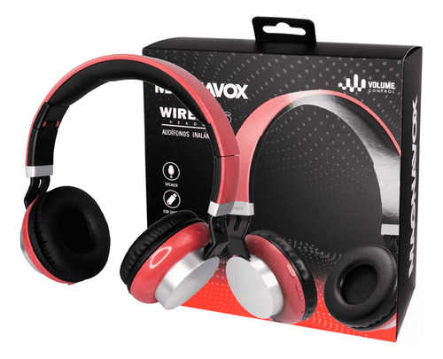 Audífonos Bluetooth Magnavox Inalámbricos Ajustables Bt V5.