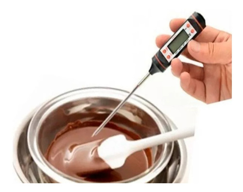 Imagen 6 de 8 de Termometro Digital Lcd Pincha Carne 50/300° Gastronómia