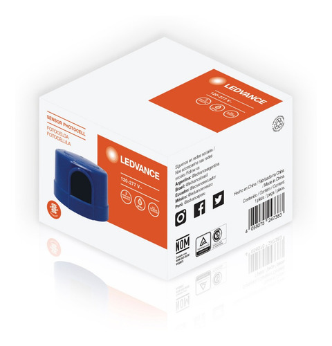 Imagen 3 de 8 de Fotocelula Fotocontrol Ledvance + Zocalo Exterior 10a