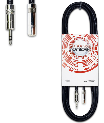 Cable Robusto Alargue Extensor Auriculares Miniplug 1 Metro