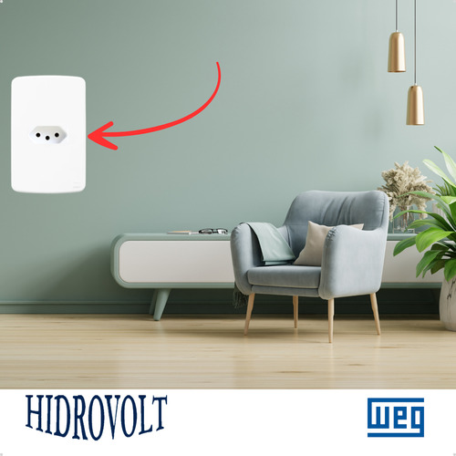 Módulo Tomada 2p + T 20a 250v Modular Composé Branco Weg
