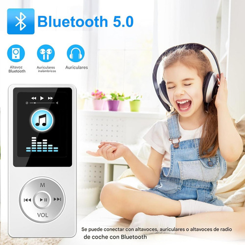 Reproductor Música Mp3 Con Bluetooth Función De Portátil