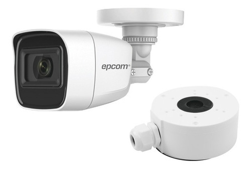 Camara Videovigilancia Epcom Exterior Turbohd 2mp Angular Montaje Color Blanco B8TURBOG2P/A/XPS