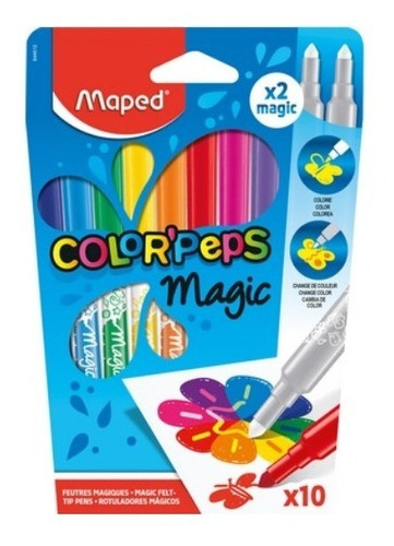 Marcadores Cambia Color X10 Magic Maped En Magimudo!!