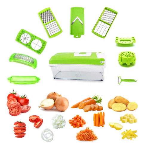 Nicer Dicer Plus Processador Cortado De Alimentos Legumes