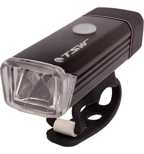 Farol Bike Tsw 180 Lumens Sinalizador Lanterna Led Preto