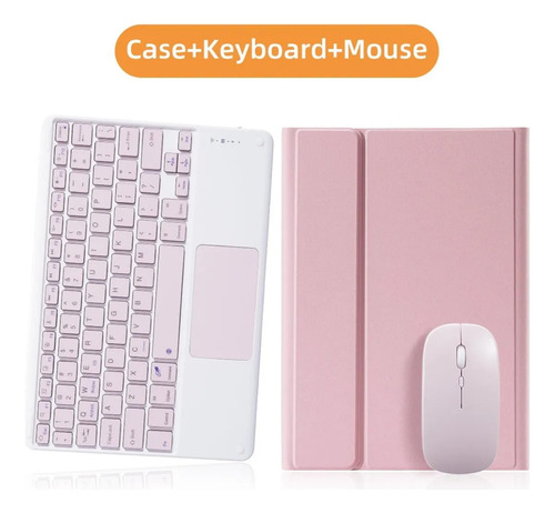 Funda De Tableta Con Teclado Táctil Para Samsung Galaxy Tab