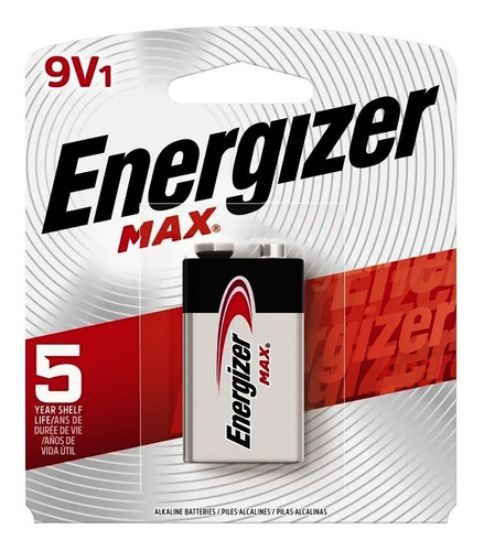 Batería alcalina Energizer MAX 522 9v caja 12 unidades