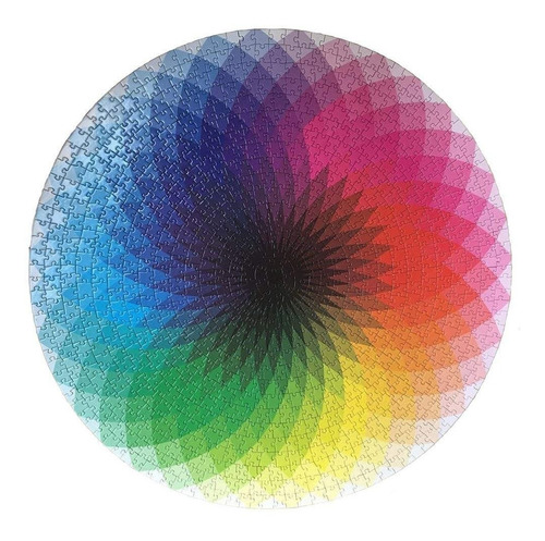 Rompecabezas Circular Colores  Degradados De  26.57 X 26.57