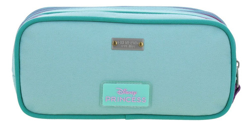 Kit Mochila Lapicera Lonchera Chenson Princesas Ariel Luriel Color Turquesa Pr70463-kc3 Escolar