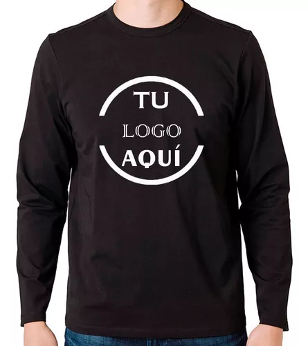 Playeras Manga Larga Con Logos 📦