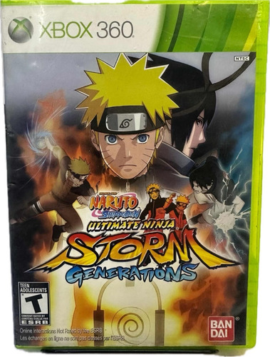 Naruto Shippuden Strom Generarions | Xbox 360 Original (Reacondicionado)