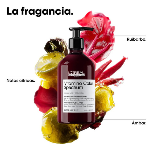 Shampoo Cuidado Del Color Vitamino Color Spectrum 500ml