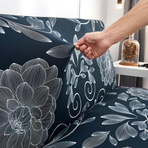 Funda Para Sofá Cama Sin Brazos, Spandex, Estampado A