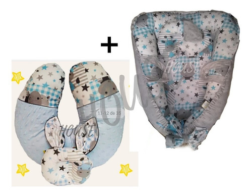 Nido Para Bebe Portátil Hipoalergénico + Almohada Multiusos