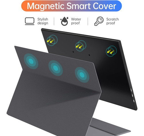 Para Obtener Ayuda, Monitor Portatil De 15,6 Pulgadas, 10...