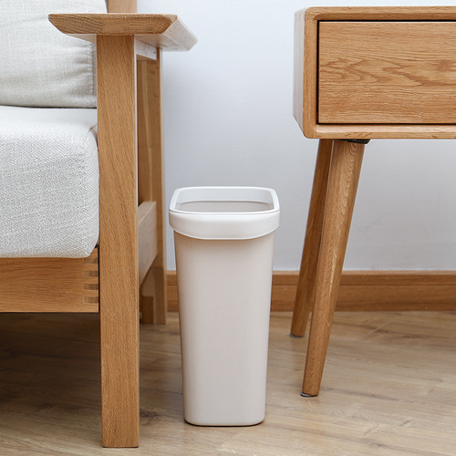 Cubo De Basura Estrecho Con Presión Rectangular Que Ahorra E