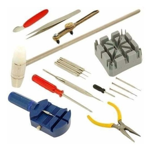 Kit Herramientas Relojeria Son 16 Piezas