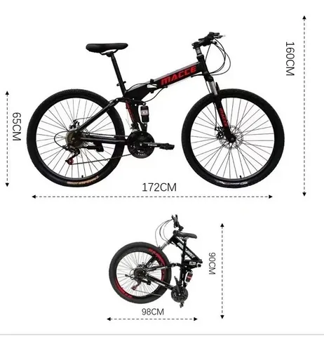 Bicicleta macce plegable sale