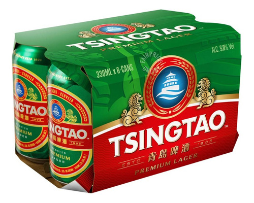 Tsingtao Cerveza Lata 500ml - Six Pack