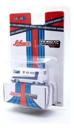 Miniatura Vw Kombi T1 Panel Van Martini 1/64 Tarmac Schuco