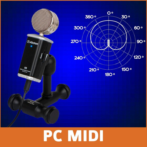 Imagen 4 de 8 de Micrófono Condensador Usb Alctron K5 Cardioide Promo
