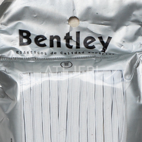 Imagen 3 de 6 de Elástico Acordonado Marca Bentley 12 De 5mm Por 50 Metros