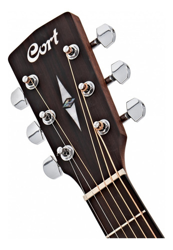 Cort Guitarra Folk Earth70 Para Zurdos Open Pore
