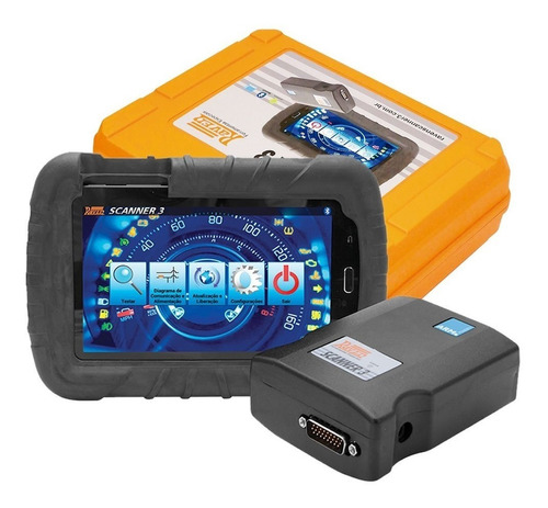 Scanner Raven 3 Com Tablet Automoveis +diesel +cabos +maleta