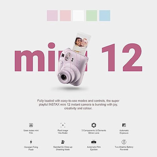 Fujifilm Instax Mini 12 - Cámara Instantánea Verde