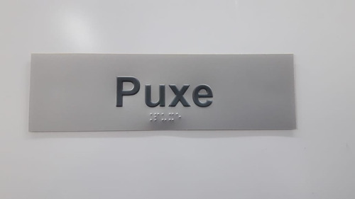 Imagem 6 de 6 de 55 Placas Em Braille Para Banheiro E Lixo Reciclado