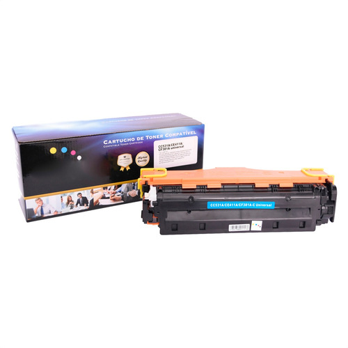 Toner Compatível Ce411a Cm2320 Cp2020 Ciano - Pronta Entrega