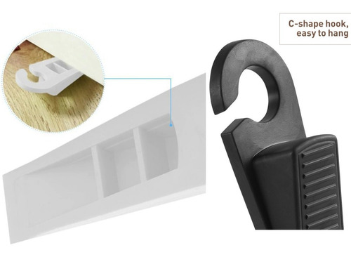 Imagen 3 de 4 de Cuña Para Puerta Tope Tranca De Seguridad Hogar