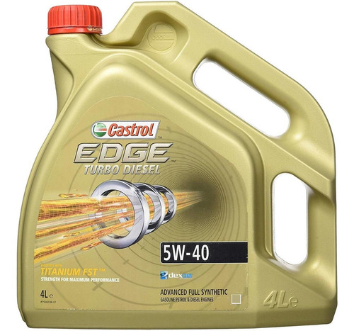 Aceite Sintetico Edge Turbo Diesel 5w40 4l X4u Castrol