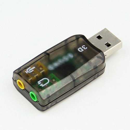 Tarjeta De Sonido Usb Audio 5.1 Canales Digital 3d Virtual D
