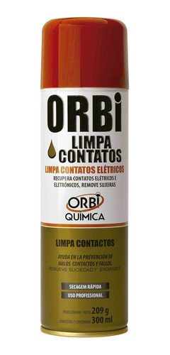 Orbi Limpa Contato Elétrico 7 Da Marca Orbi Química 300ml
