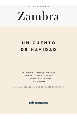 Un Cuento De Navidad - Alejandro Zambra