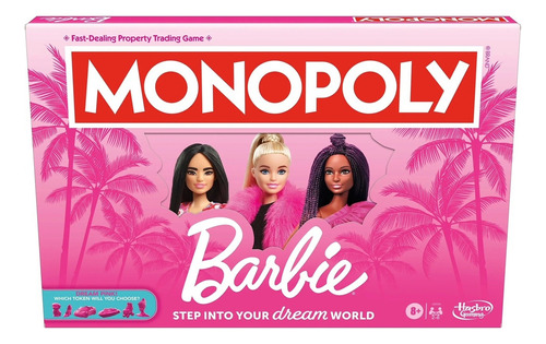 Monopoly Edicion Barbie Juego De Mesa Hasbro Monopolio