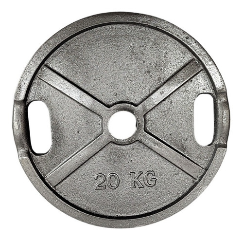 Disco De Fundicion X 20 Kg. Con Manijas. 30 Mm. U Olímpico.