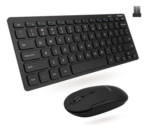 Macally 2.4g Wireless Keyboard And Mouse Combo - Low Profile