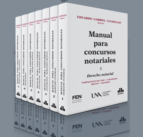 Clusellas Manual Para Concursos Notariales 7 Tomos