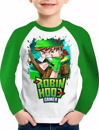 Camiseta Robin Hood Gamer Camisa r Robin Hood $$$