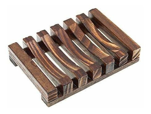 Kufung Tray De Jabón, 3 Piezas De Madera De Jabón De X5lgr