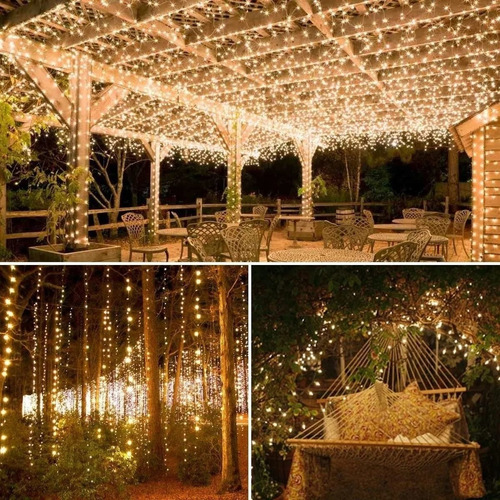 De Paquete De 6 Luces Led De Alambre De Cobre Con Energía