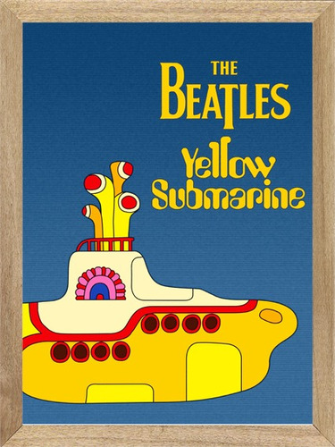 Beatles Submarino Amarillo, Cuadro, Música, Poster      P445