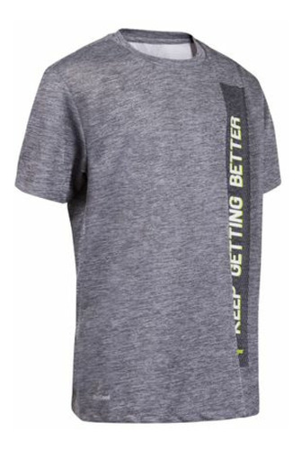 Remera Topper Training Niño Gris Melange Med - Menpi