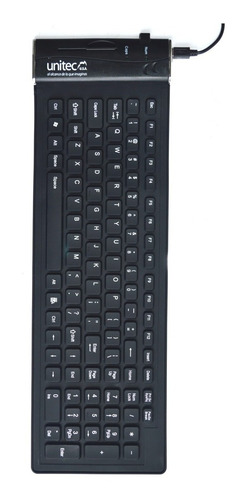 Imagen 2 de 9 de Teclado Flexible Usb Para Pc Impermeable, Anti Polvo Unitec