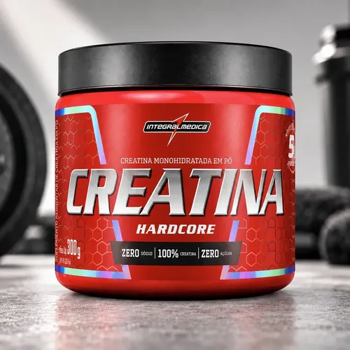 Integralmédica Creatina Integralmédica Hardcore Pote 300g Sem Sabor Sem Sabor