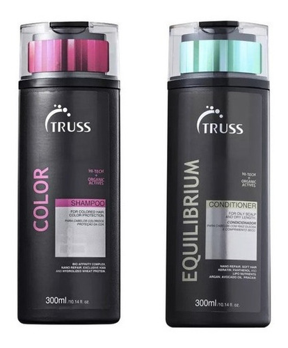 Kit Truss Color Shampoo 300ml E Condicionador Equilíbrio 300