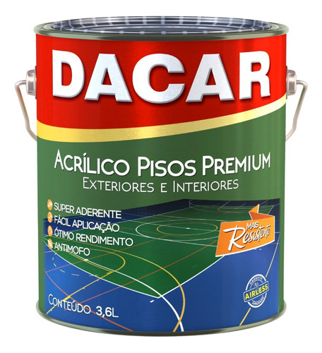 Pintura Para Pisos Dacar Alto Transito 3.6 Litros Premium